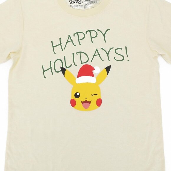 Pokemon Pikachu Happy Holidays Women's 2 Piece Pajama Lounge Set Size S-XXL - Picture 5 of 5